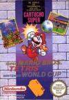 Super Mario Bros, Tetris, Nintendo World Cup Box Art Front